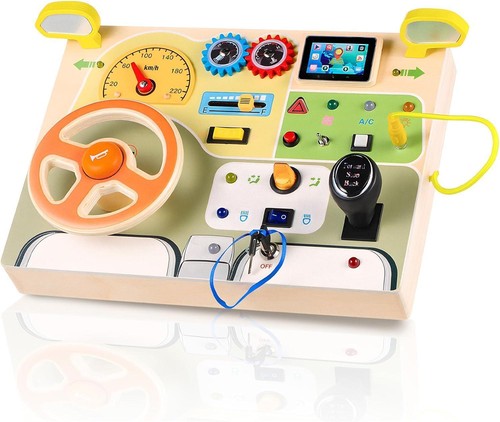 Wooden car driving steering - driving,