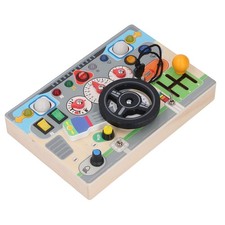 `Wooden Steering Wheel Toy