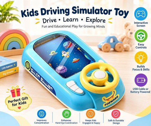 Kids steering wheel - steering, toy