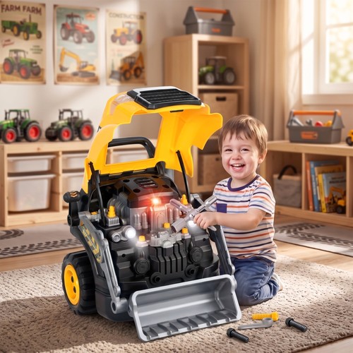 Kids truck engine - engine, toy