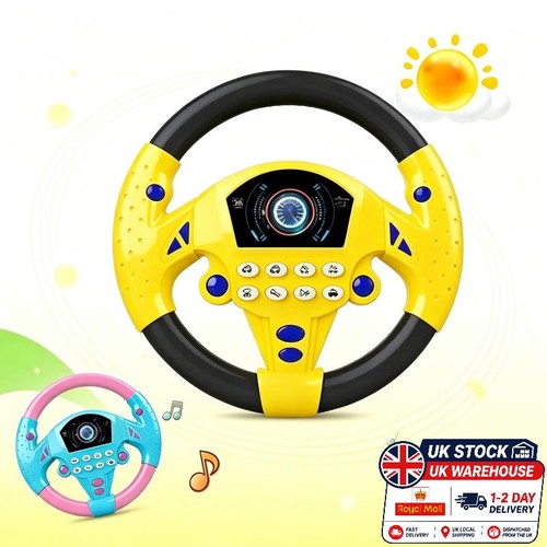 Kids electronic steering wheel - kids,