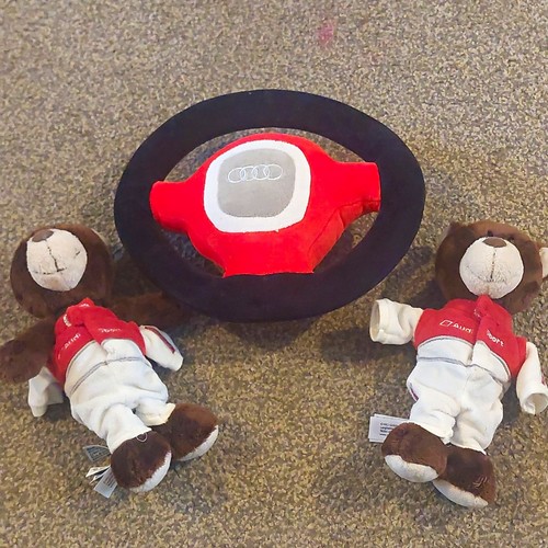Audi plush teddy bears - plush, with
