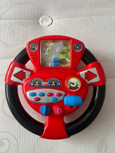 Toy steering wheel - wheel, lights
